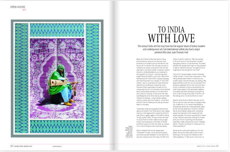 Burkhard Philipp von Harder | AIR INDIA INFLIGHT MAGAZINE | MARCH ISSUE 2018